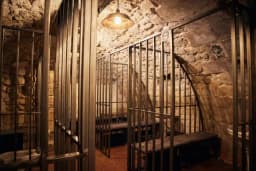 Behind bars